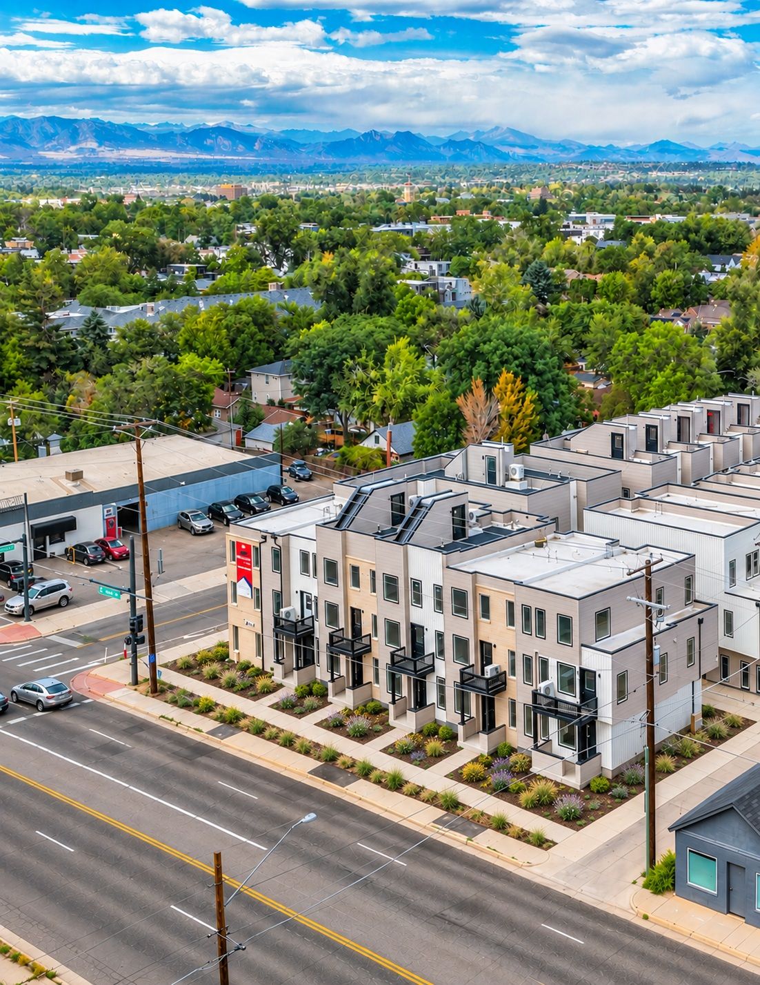 New Townhomes Near Tennyson Street in Denver: Thirty Eight West