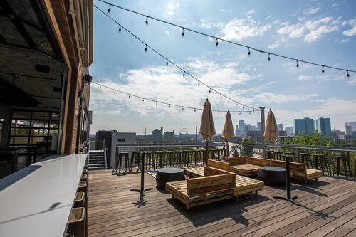Avanti Rooftop Patio with downtown views