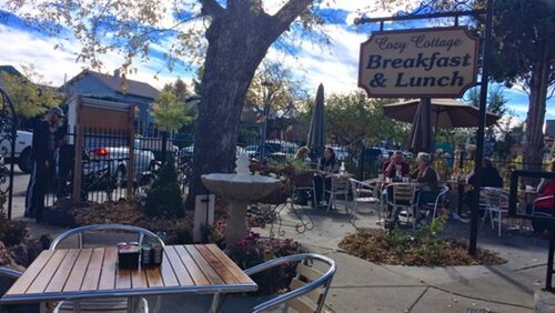 Cozy Cottage Patio on Tennyson Street