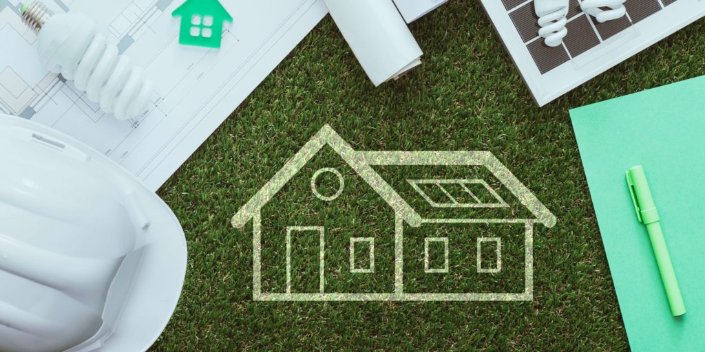 Green building graphic