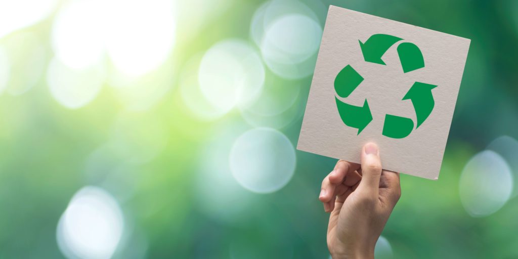Recycling sign 